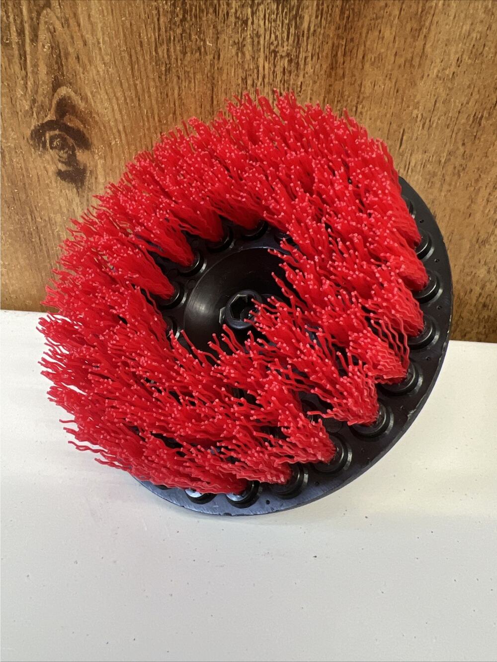 Chemical Guys ACC508 Spinner Multi-Surface Drill Brush Attachment Heavy Duty Red